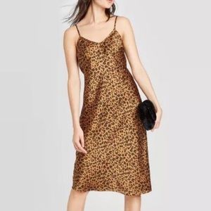 Leopard Slip Dress